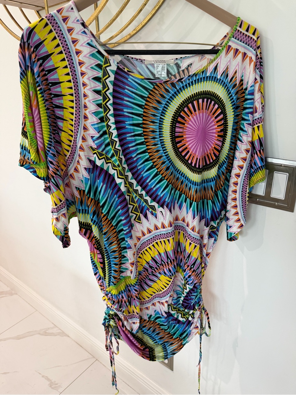 Venus Vibrant Geometric Multicolor coverup